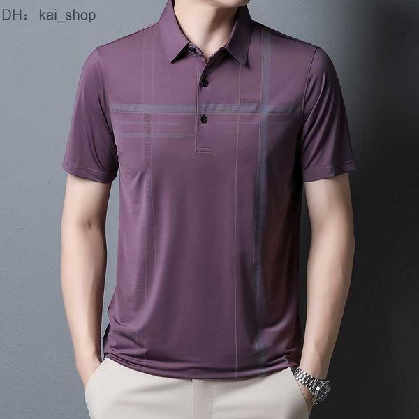 middle aged elderly lapel ice silk short sleeved casual thin polo shirt cool dad 11, White;black
middle aged elderly lapel ice silk short sleeved casual thin polo shirt cool dad 11, White;black