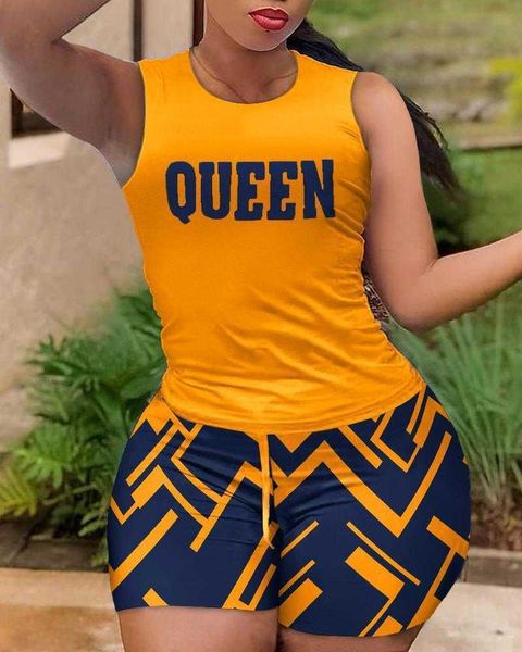 summer womens pant two piece round neck shorts vest sleeveless suit women, White 
summer womens pant two piece round neck shorts vest sleeveless suit women, White