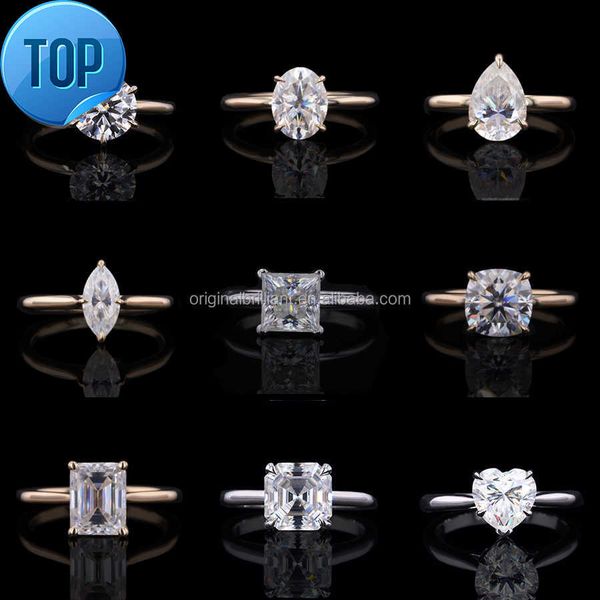 starsgem igi certificate jewelry 18k solid gold 1.0ct solitaire lab grown diamond engagement ring, Silver
starsgem igi certificate jewelry 18k solid gold 1.0ct solitaire lab grown diamond engagement ring, Silver