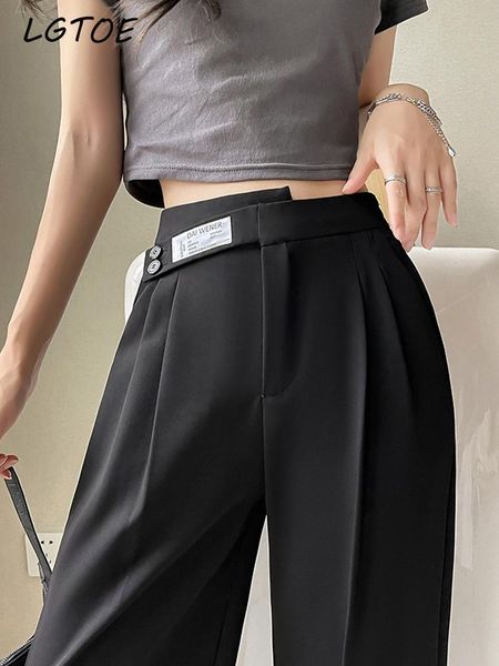 capris female high waist casual wide leg pants for women office chic floorlength baggy suit trousers 2022 summer thin black khaki pant, Black;white
capris female high waist casual wide leg pants for women office chic floorlength baggy suit trousers 2022 summer thin black khaki pant, Black;white