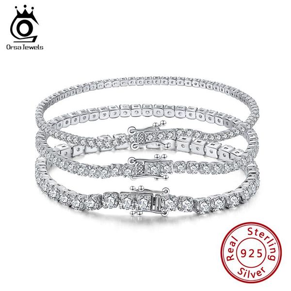 bangle orsa jewels 4mm round cut tennis bracelet in 925 sterling silver white gold woman men bracelets bangle jewelry hand chain sb94, Black
bangle orsa jewels 4mm round cut tennis bracelet in 925 sterling silver white gold woman men bracelets bangle jewelry hand chain sb94, Black