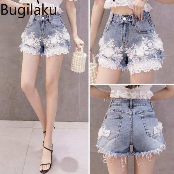jeans bugilaku high waist wide leg pants flower appliques patchwork casual denim jeans shorts women streetwear fashion allmatch short, Blue
jeans bugilaku high waist wide leg pants flower appliques patchwork casual denim jeans shorts women streetwear fashion allmatch short, Blue