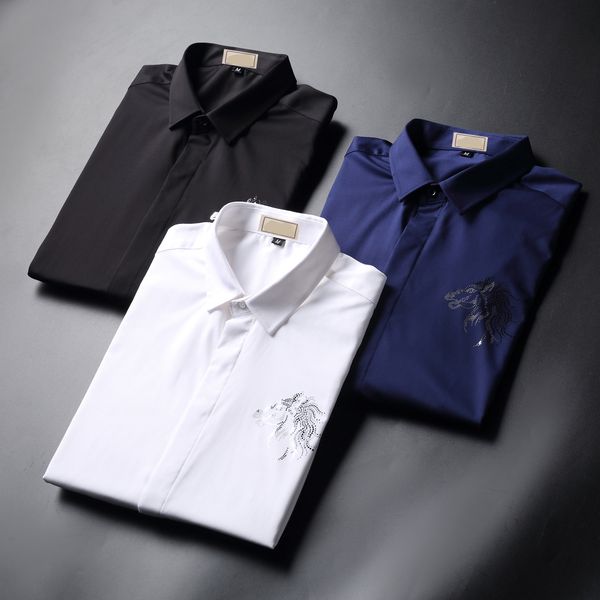 designer spring and autumn men's dress shirt casual men's long sleeve brand cotton shirt men's plus size loose comfortable hi, White;black
designer spring and autumn men's dress shirt casual men's long sleeve brand cotton shirt men's plus size loose comfortable hi, White;black