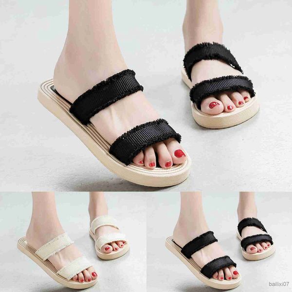 slippers summer women slippers double strap solid color flat open toe scuff slippers for women robe slippers set, Black
slippers summer women slippers double strap solid color flat open toe scuff slippers for women robe slippers set, Black