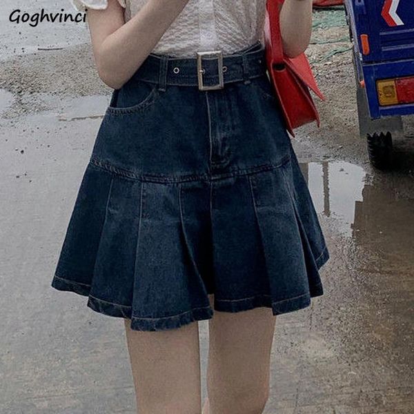 dresses pleated skirts women denim high waist student fashion leisure allmatch summer mini holiday solid simple korean version elegant, Black;gray
dresses pleated skirts women denim high waist student fashion leisure allmatch summer mini holiday solid simple korean version elegant, Black;gray