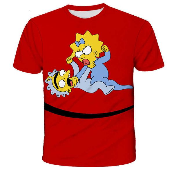 new cartoon simpson funny anime 3d digital printing round neck short sleeve t-shirt top, White;black
new cartoon simpson funny anime 3d digital printing round neck short sleeve t-shirt top, White;black