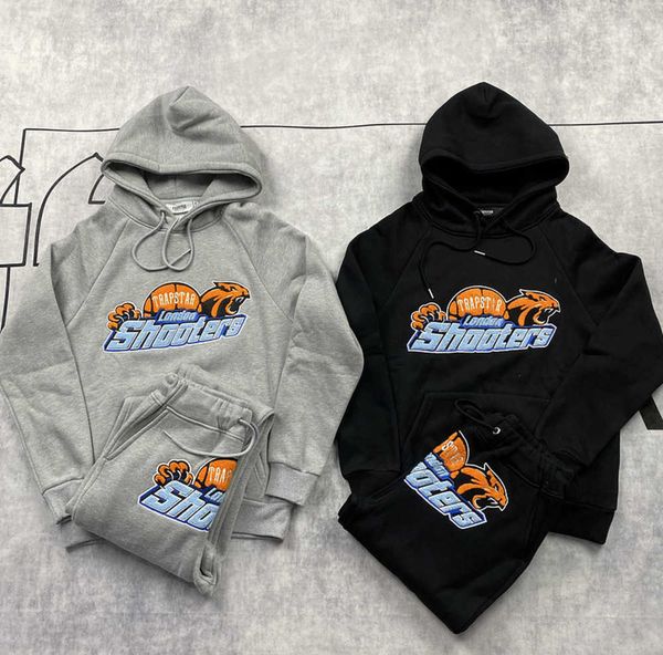 men's tracksuits fw trapstar tiger head towel embroidered hoodie men woman fleece sweater hooded 1ess, Gray
men's tracksuits fw trapstar tiger head towel embroidered hoodie men woman fleece sweater hooded 1ess, Gray