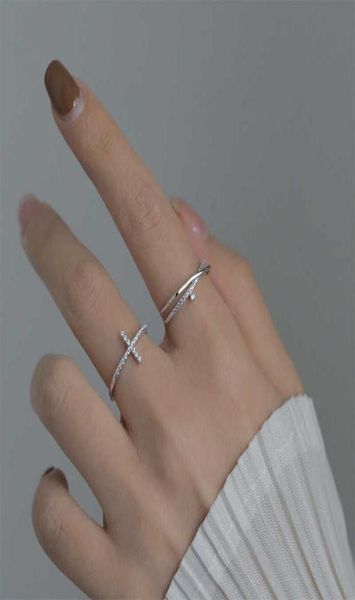 korean zircon ring personality cross open adjustable finger rings for women fashion silver color jewelry accessories party gift q05574900
korean zircon ring personality cross open adjustable finger rings for women fashion silver color jewelry accessories party gift q05574900