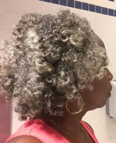 salt pepper gray kinky human ponytail extension natural grey afro curly puff bun updo for black women hairpiece 120g7187691
salt pepper gray kinky human ponytail extension natural grey afro curly puff bun updo for black women hairpiece 120g7187691