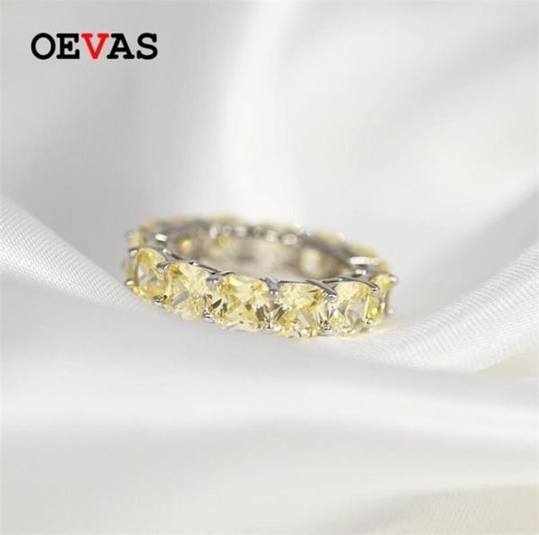 oevas 100 925 sterling silver sparkling 1 row full 55mm high carbon diamond finger rings for women wedding party fine jewelry 222150851, Slivery;golden
oevas 100 925 sterling silver sparkling 1 row full 55mm high carbon diamond finger rings for women wedding party fine jewelry 222150851, Slivery;golden