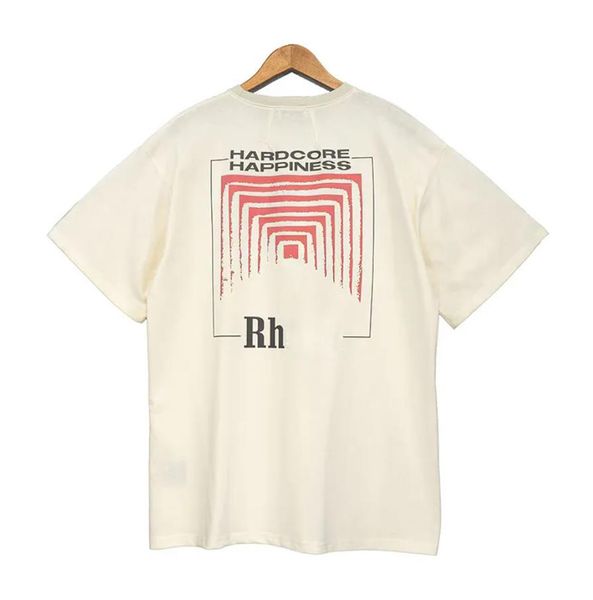 rainbow printing t shirt casual men women oversize short sleeved o-neck tee, White;black
rainbow printing t shirt casual men women oversize short sleeved o-neck tee, White;black