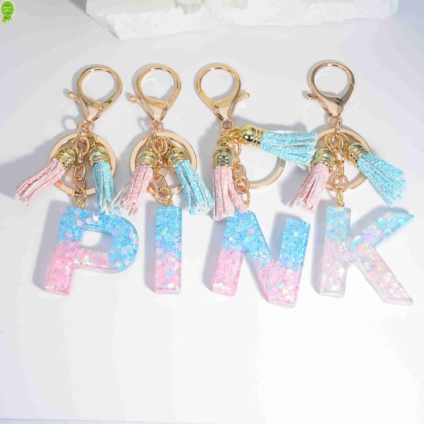 new cute stars filled 26 initials keychain a-z letters keyring with pink blue tassel pendant for women trinkets bags car accessories
new cute stars filled 26 initials keychain a-z letters keyring with pink blue tassel pendant for women trinkets bags car accessories