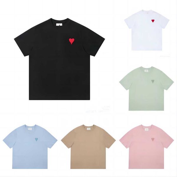 designers amis paris shirit 2023ss spring classic heart solid color big love round neck heart short sleeve t-shirt for men and women fs05g, White;black
designers amis paris shirit 2023ss spring classic heart solid color big love round neck heart short sleeve t-shirt for men and women fs05g, White;black