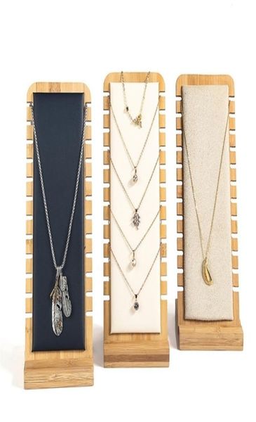 bamboo jewelry display stand necklace wooden multiple easel showcase holder for s 2111052875536, Black
bamboo jewelry display stand necklace wooden multiple easel showcase holder for s 2111052875536, Black