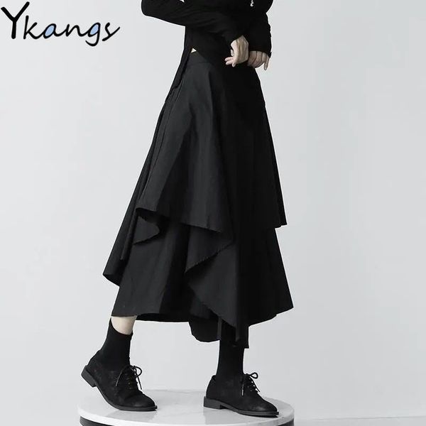 capris japanese gothic irregular highwaist pleated skirt women black harajuku punk cargo skirt 2023 summer vintage clothing long saia, Black;white
capris japanese gothic irregular highwaist pleated skirt women black harajuku punk cargo skirt 2023 summer vintage clothing long saia, Black;white