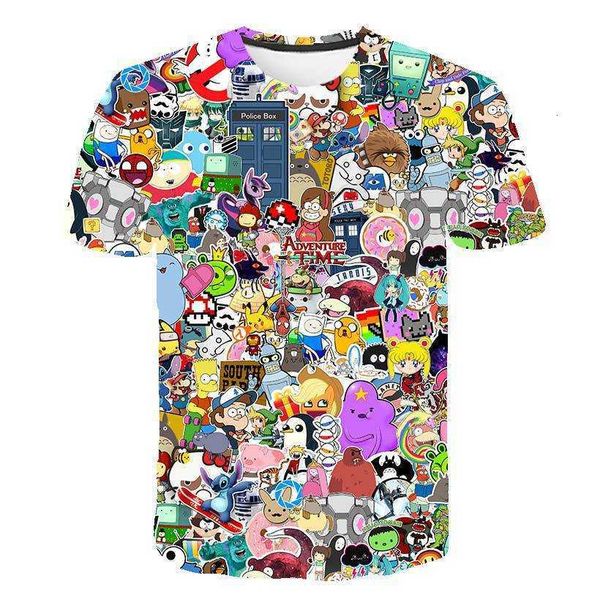 large summer simpson 3d digital print loose short sleeve sports t-shirt, White;black
large summer simpson 3d digital print loose short sleeve sports t-shirt, White;black