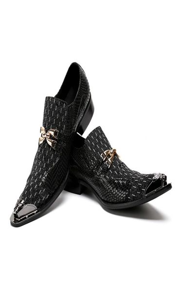 new mens genuine leather wedding shoes men fashion metal pointed toe suit dress shoes leiusre party shoe1271833, Black
new mens genuine leather wedding shoes men fashion metal pointed toe suit dress shoes leiusre party shoe1271833, Black