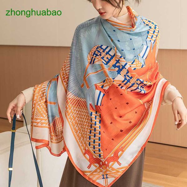 hemres designer scarves simulated extended new silk satin printed shawl fashionable and elegant sunscreen scarf, Blue;gray
hemres designer scarves simulated extended new silk satin printed shawl fashionable and elegant sunscreen scarf, Blue;gray