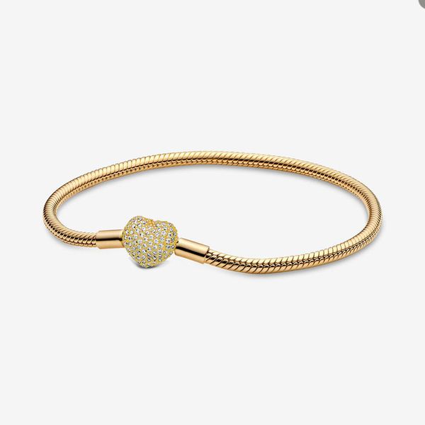 gold plated heart clasp bracelet for pandora 925 silver snake chain charm bracelets designer jewelry for women girlfriend gift love bracelet, Golden;silver
gold plated heart clasp bracelet for pandora 925 silver snake chain charm bracelets designer jewelry for women girlfriend gift love bracelet, Golden;silver