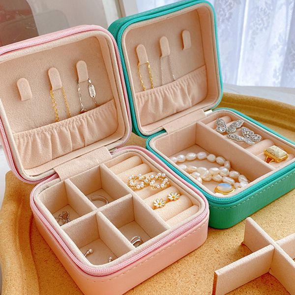 jewelry stand portable storage box candy color travel organizer boxes earring necklace ring display 230517, Black
jewelry stand portable storage box candy color travel organizer boxes earring necklace ring display 230517, Black
