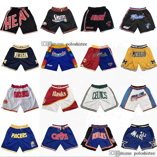 all team basketball shorts just don short retro sports wear justdon baseball with pocket zipper sweatpants pant stitched size s-3xl, Black
all team basketball shorts just don short retro sports wear justdon baseball with pocket zipper sweatpants pant stitched size s-3xl, Black