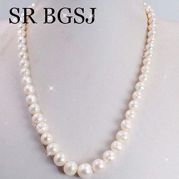 chokers 6-11mm gifts for women graduated round white natural freshwater pearl knot girl jewelry chokers short necklace 18inch 230518, Golden;silver
chokers 6-11mm gifts for women graduated round white natural freshwater pearl knot girl jewelry chokers short necklace 18inch 230518, Golden;silver