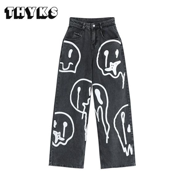 jeans high waisted jeans women street hiphop printing wash jeans streetwear loose casual denim wide leg pants tide long trousers new, Blue
jeans high waisted jeans women street hiphop printing wash jeans streetwear loose casual denim wide leg pants tide long trousers new, Blue