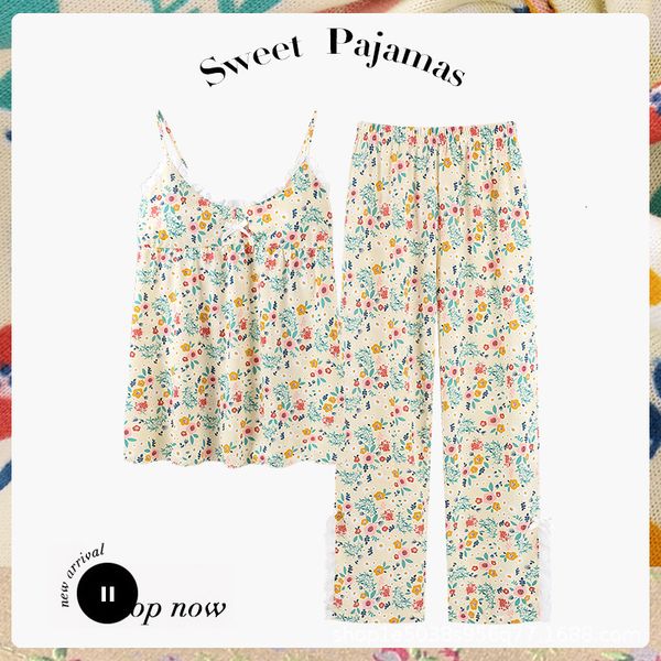 women's sleepwear pajamas women summer suspender pants ins vintage fragmentary frenchsweet can be worn out two-piece set with breast pa, Black;red
women's sleepwear pajamas women summer suspender pants ins vintage fragmentary frenchsweet can be worn out two-piece set with breast pa, Black;red