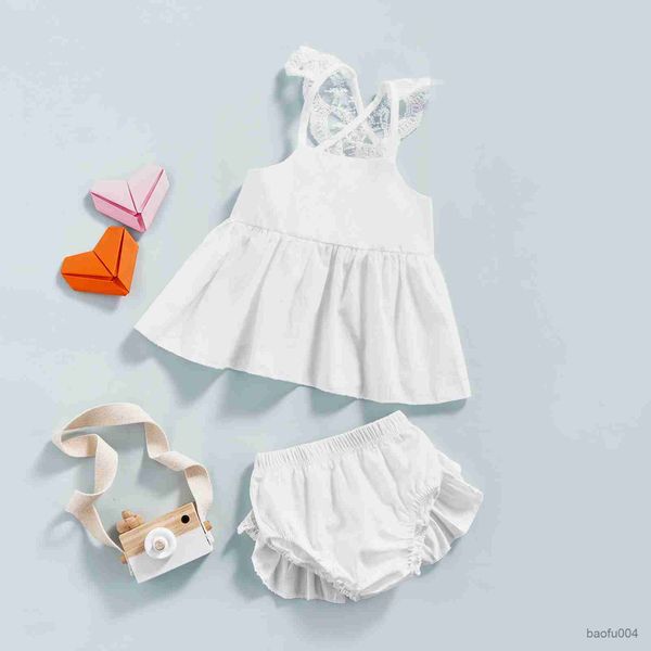 clothing sets elegant baby girl shorts set square neck sleeveless lace solid color dress elastic waist short pants kids clothing r230518, White
clothing sets elegant baby girl shorts set square neck sleeveless lace solid color dress elastic waist short pants kids clothing r230518, White