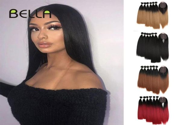 bella yaki straight hair bundles 7pcspack 1620inch ombre 613 4colors synthetic hair bundles with closure weave hair extension 22312630, Black;brown
bella yaki straight hair bundles 7pcspack 1620inch ombre 613 4colors synthetic hair bundles with closure weave hair extension 22312630, Black;brown