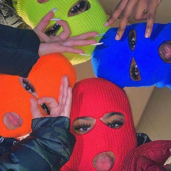 beanie/skull caps full face cover hats beanie 3 holes balaclava party cs hiking cycling ski outdoor fashion ins p knitted caps for women men, Blue;gray
beanie/skull caps full face cover hats beanie 3 holes balaclava party cs hiking cycling ski outdoor fashion ins p knitted caps for women men, Blue;gray
