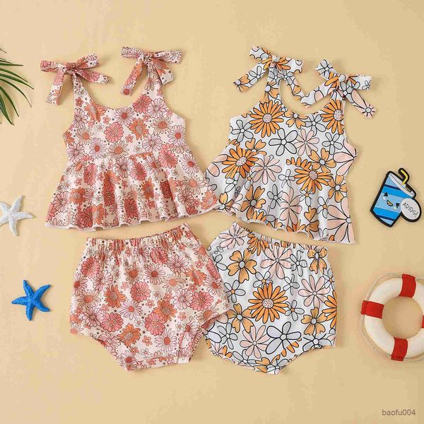 clothing sets kids girls pants suit casual street party floral print ruffle vest and short pants set r230518, White
clothing sets kids girls pants suit casual street party floral print ruffle vest and short pants set r230518, White