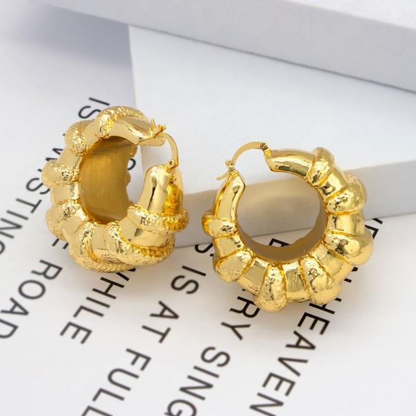 huggie hoop earrings women irregular african dubai 24k gold plated earrings copper fashion jewelry accessory for daily wear gift party, Golden;silver
huggie hoop earrings women irregular african dubai 24k gold plated earrings copper fashion jewelry accessory for daily wear gift party, Golden;silver