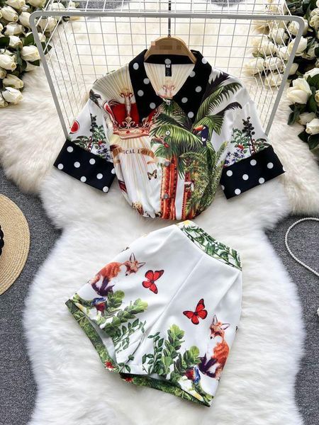 dress women's summer shirts and shorts two piece set 2022 fashion print floral casual blouses and wide leg trousers outfits women, White
dress women's summer shirts and shorts two piece set 2022 fashion print floral casual blouses and wide leg trousers outfits women, White
