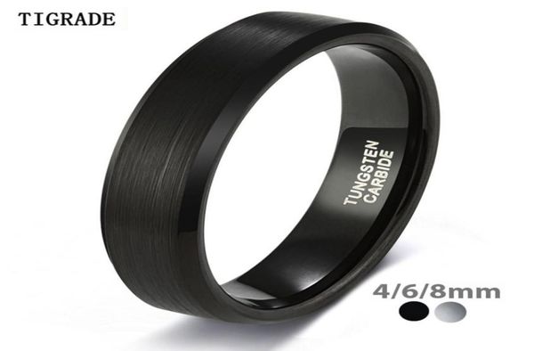 tigrade 468mm black tungsten carbide ring men brushed color wedding band women engagement rings for male1099011, Silver
tigrade 468mm black tungsten carbide ring men brushed color wedding band women engagement rings for male1099011, Silver