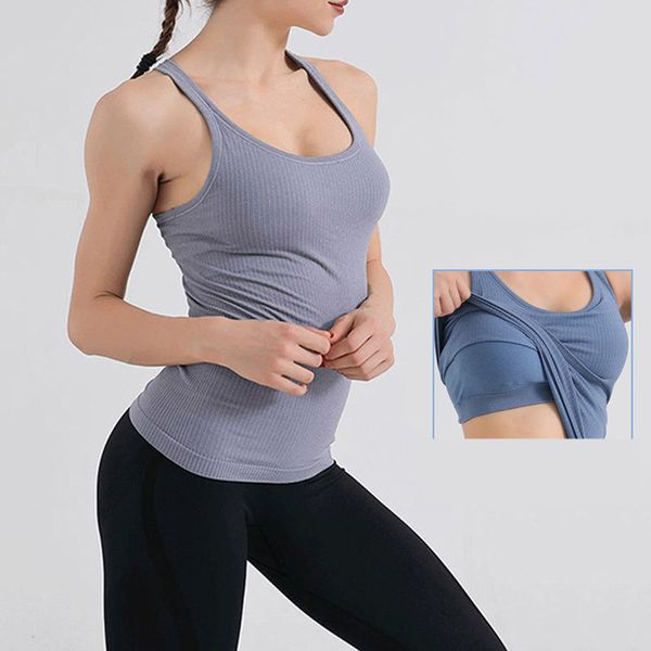 ribbed yoga street tank for women with built in bra ll-0068 padded sports bra fitness workout running shirts casual summer
ribbed yoga street tank for women with built in bra ll-0068 padded sports bra fitness workout running shirts casual summer