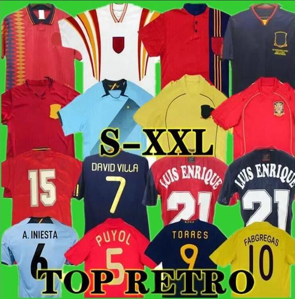 2010 spain retro soccer jersey 1996 1994 raul xavi hierro luis enrique alonso caminero iniesta puyol pique david villa torres 2008 guerrero, Black;yellow
2010 spain retro soccer jersey 1996 1994 raul xavi hierro luis enrique alonso caminero iniesta puyol pique david villa torres 2008 guerrero, Black;yellow