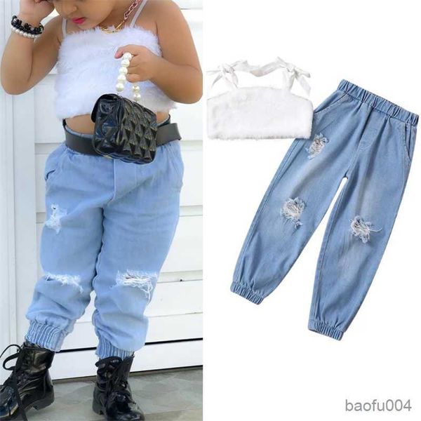 clothing sets girls clothing sets summer toddler girls clothes kids plush sleeveless ripped denim pants girls suit children clothing r23051, White
clothing sets girls clothing sets summer toddler girls clothes kids plush sleeveless ripped denim pants girls suit children clothing r23051, White