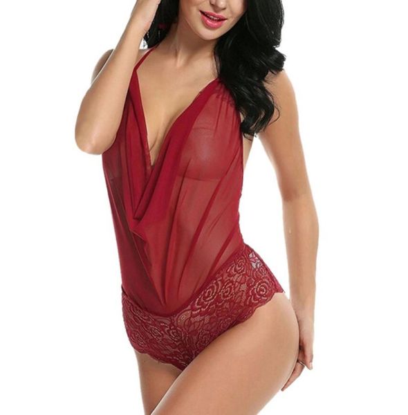 women lace halter sleepwear ladies erotic lingerie sling deep v night dress see through nightwear female nightgown s10118316512, Red;black
women lace halter sleepwear ladies erotic lingerie sling deep v night dress see through nightwear female nightgown s10118316512, Red;black