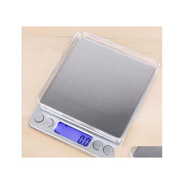 Image of Weighing Scales Digital Electronic Scale Says 0.01G Pocket Weight Jewelry Kitchen Bakery Lcd Display 1Kg/2Kg/3Kg/0.1G 500G/0.01G Dro Dho28