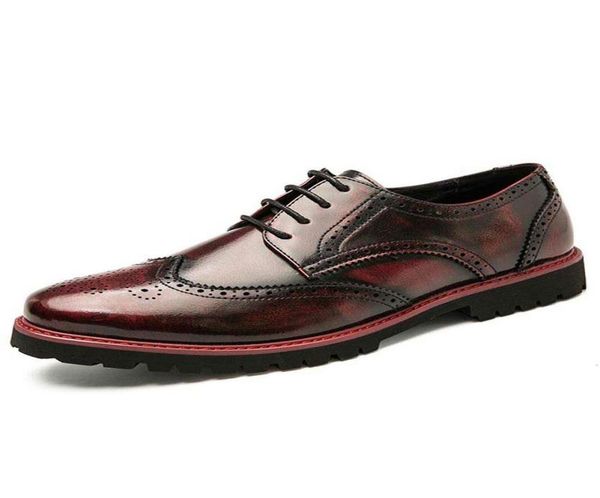 mens handmade pu wine red pointed toe classic retro laceup fashion trend highquality business casual brogue shoes 5ke0198113787, Black
mens handmade pu wine red pointed toe classic retro laceup fashion trend highquality business casual brogue shoes 5ke0198113787, Black