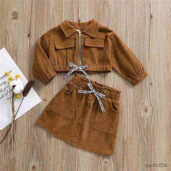 clothing sets autumn winter kids girl warm corduroy set long sleeve zipper jacket coat bow elastic waist skirt khaki baby clothing r230518, White
clothing sets autumn winter kids girl warm corduroy set long sleeve zipper jacket coat bow elastic waist skirt khaki baby clothing r230518, White