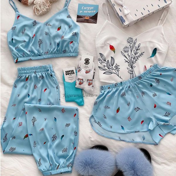 women's sleepwear pajamas for women flower print pajamas set satin silk sleepwear set summer pijamas shorts home clothes loungewear dro, Black;red
women's sleepwear pajamas for women flower print pajamas set satin silk sleepwear set summer pijamas shorts home clothes loungewear dro, Black;red