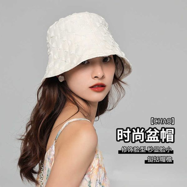 wide brim hats 2023 new women's sun hat fashion pleated bubble plaid ladies fisherman hats breathable all-match show face small bucket, Blue;gray
wide brim hats 2023 new women's sun hat fashion pleated bubble plaid ladies fisherman hats breathable all-match show face small bucket, Blue;gray
