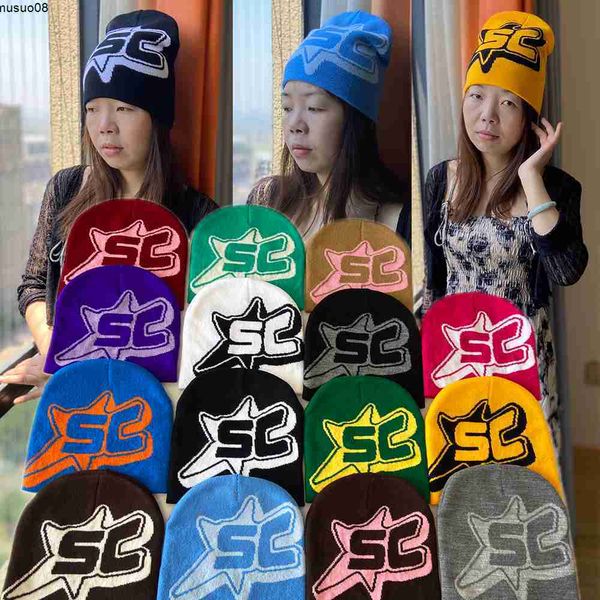 beanie/skull caps 2023 new beanie quality wool cap spider beanies y2k men women knit hat sc star design pull over caps hats winter bonnet j2, Blue;gray
beanie/skull caps 2023 new beanie quality wool cap spider beanies y2k men women knit hat sc star design pull over caps hats winter bonnet j2, Blue;gray