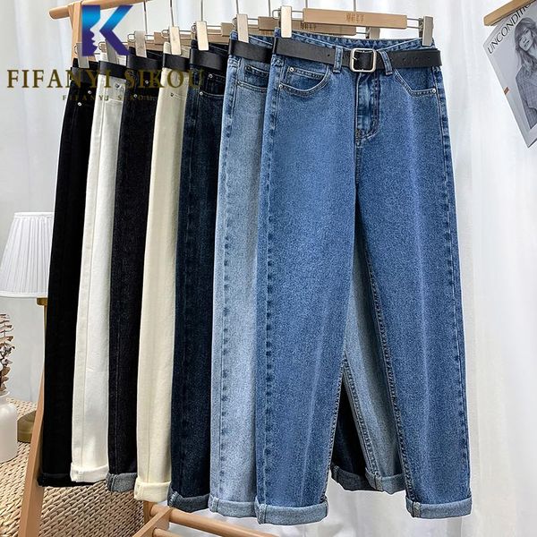 jeans jeans for women korean casual fashion high waist jeans 2021 spring autumn new loose denim harem pants female straight jeans, Blue
jeans jeans for women korean casual fashion high waist jeans 2021 spring autumn new loose denim harem pants female straight jeans, Blue