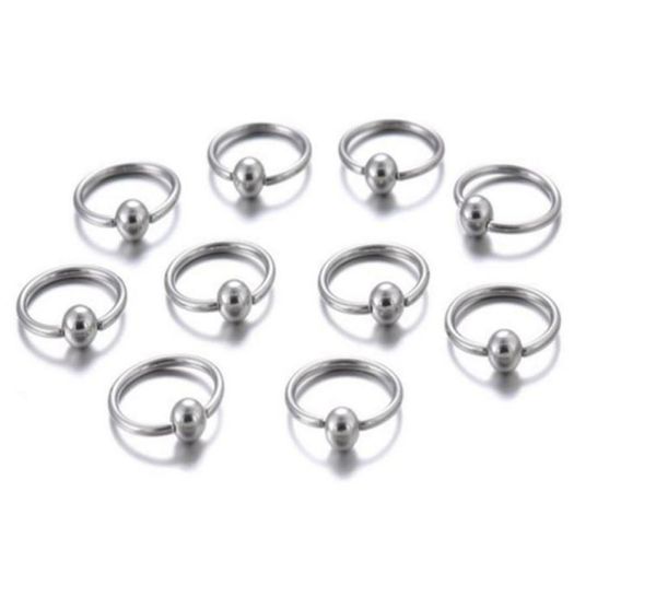 10pcsset nose ring piercing body jewelry steel hoop ring closure for lip ear nose silver plated ball body jewelry3156122, Slivery;golden
10pcsset nose ring piercing body jewelry steel hoop ring closure for lip ear nose silver plated ball body jewelry3156122, Slivery;golden