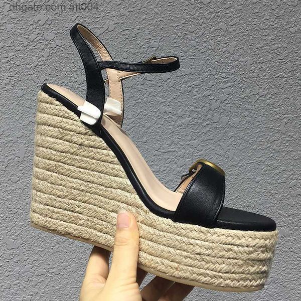 2023 summer women platform luxury designer sandals ankle wrap shoe womens party heels shoes soft leather buckle strap solid slope heel sanda, Black
2023 summer women platform luxury designer sandals ankle wrap shoe womens party heels shoes soft leather buckle strap solid slope heel sanda, Black