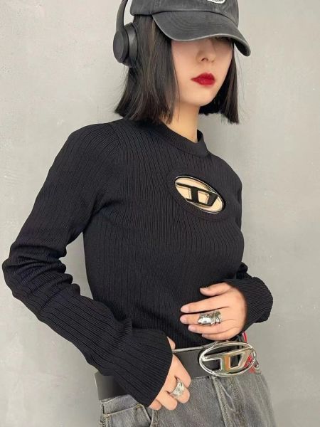 women s sweater black knitted long sleeve d letter hollow spice girl slim fit t shirt short girls 230109, White
women s sweater black knitted long sleeve d letter hollow spice girl slim fit t shirt short girls 230109, White
