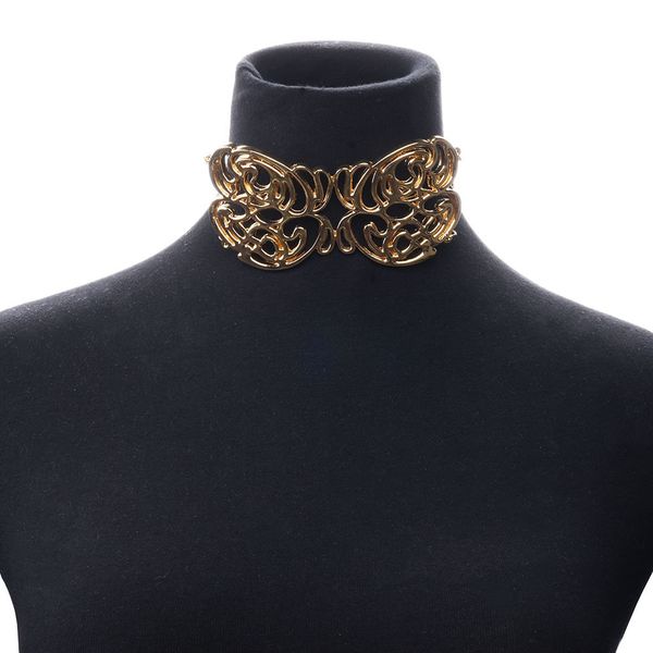 chokers za golden metal butterfly big collar choker necklace women jewelry vintage hip hop punk chains link statement necklace 230518, Golden;silver
chokers za golden metal butterfly big collar choker necklace women jewelry vintage hip hop punk chains link statement necklace 230518, Golden;silver